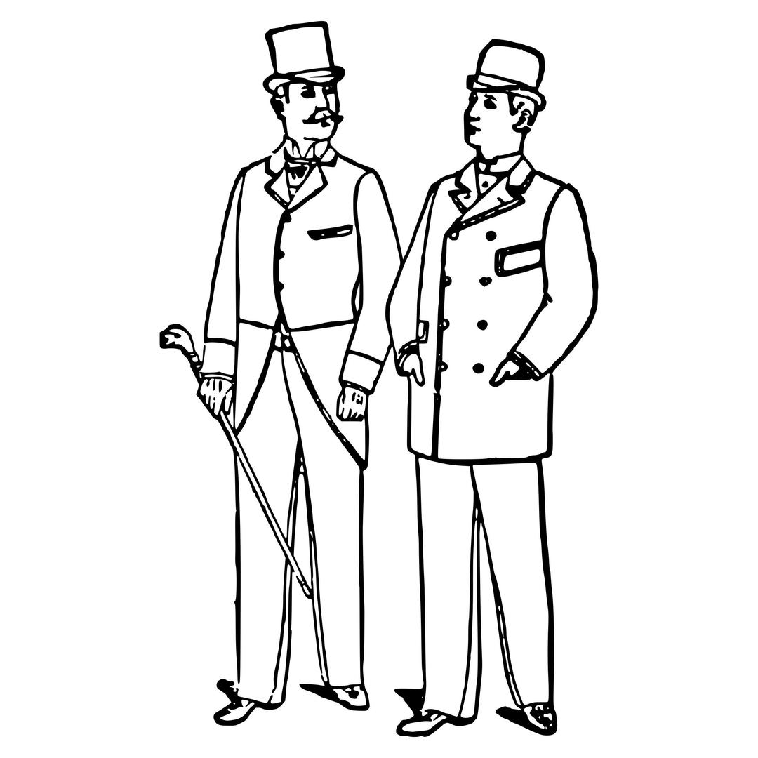 Men's Suits 1892 png transparent