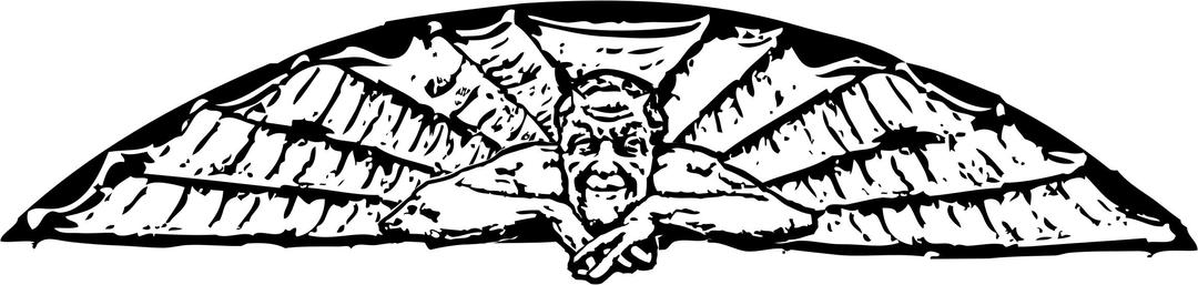 Mephistopheles with wings  png transparent