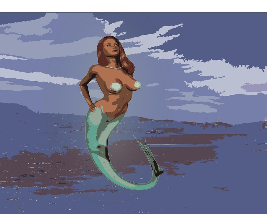 Mermaid Under The Sea png transparent