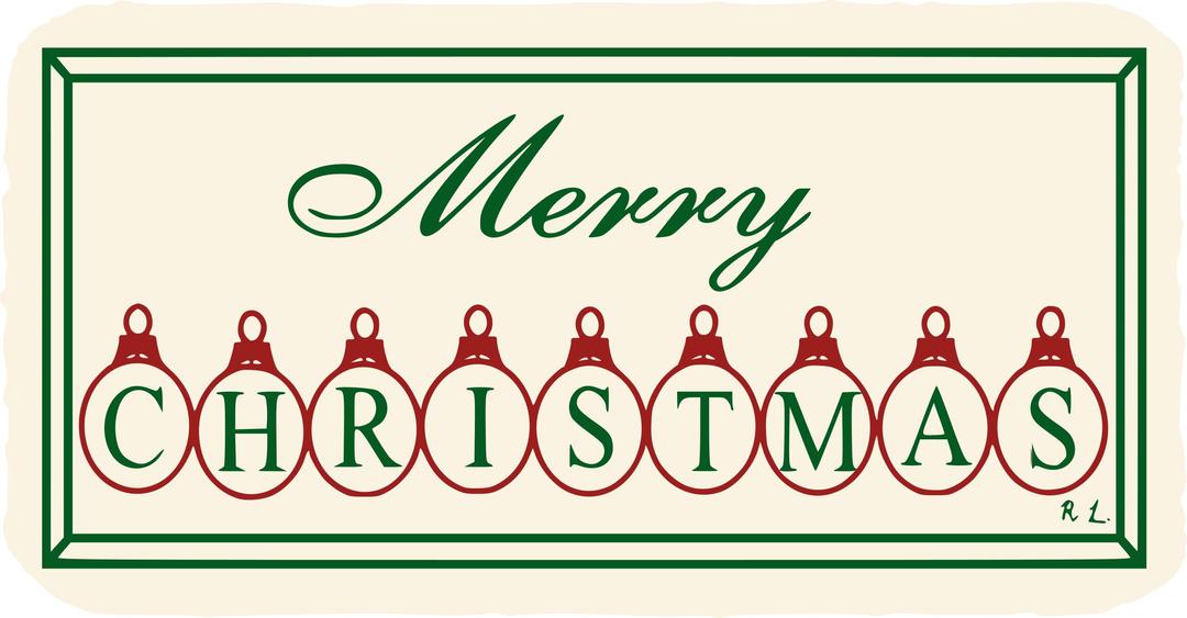Merry Christmas png transparent