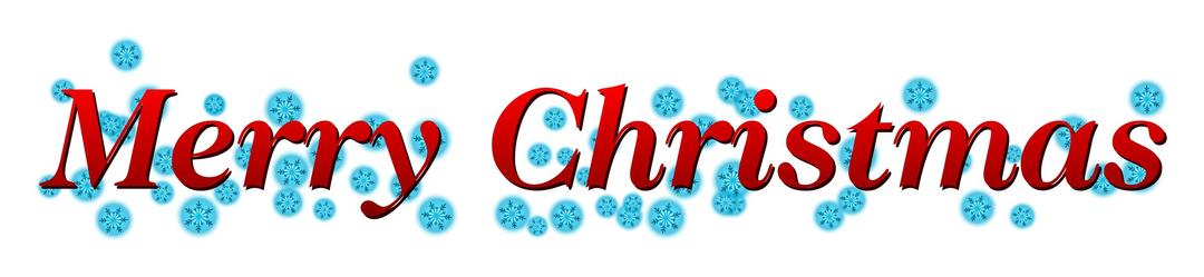 Merry Christmas banner png transparent