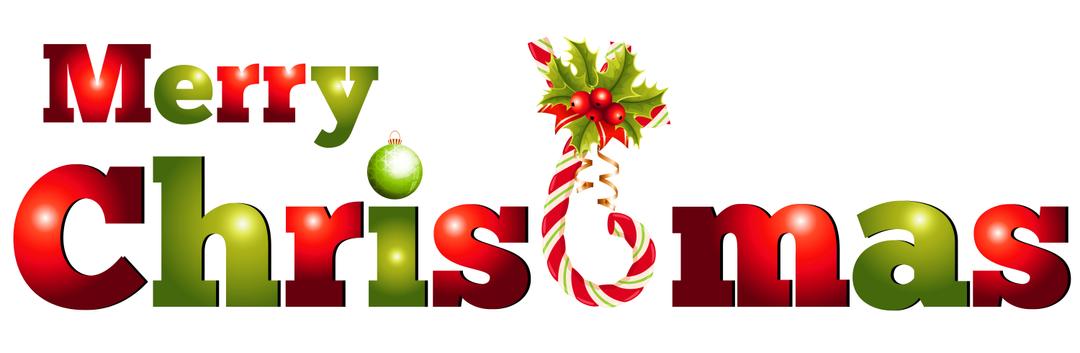 Merry Christmas Candy Text png transparent