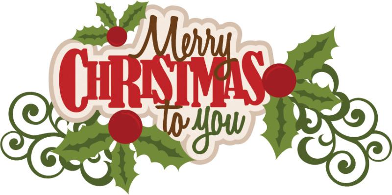 Merry Christmas To You Text png transparent