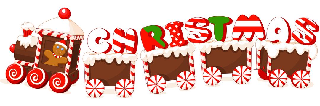 Merry Christmas Train Sign png transparent