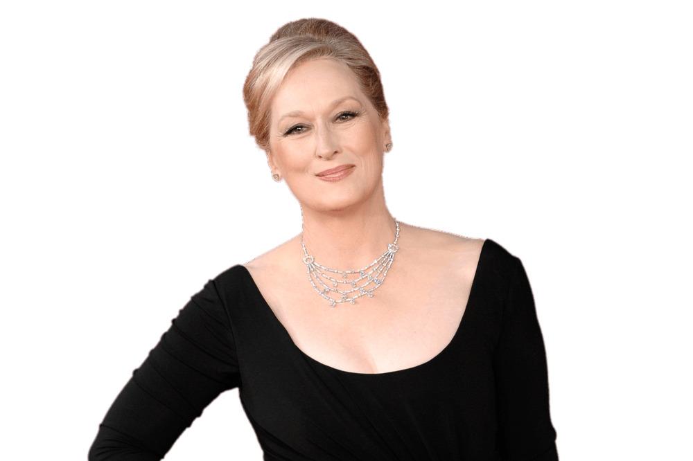 Meryl Streep Diamond Neckless png transparent