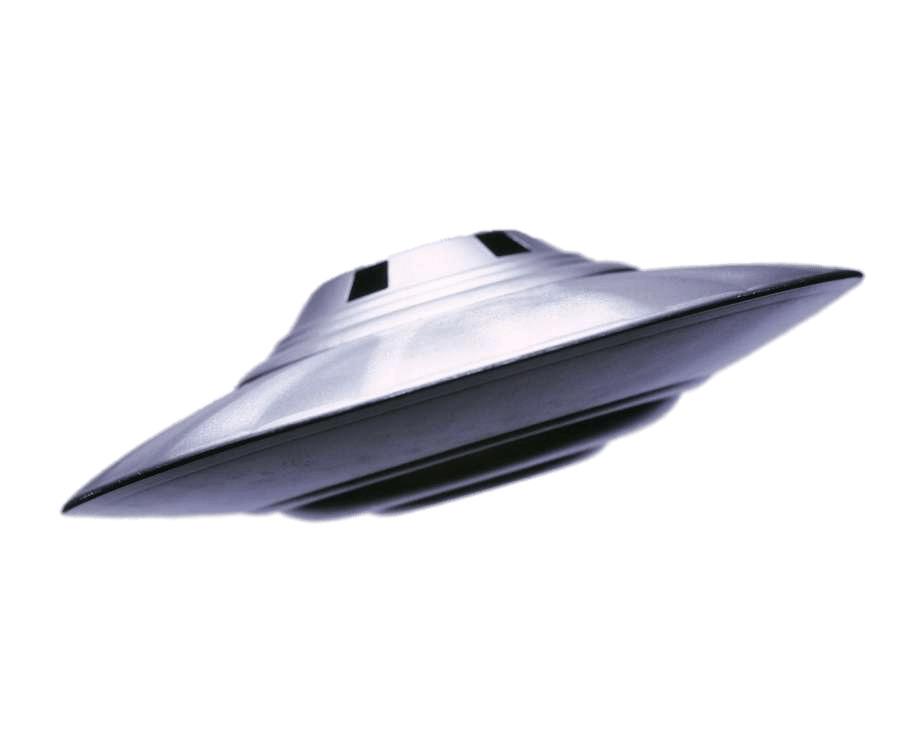 Metallic UFO png transparent