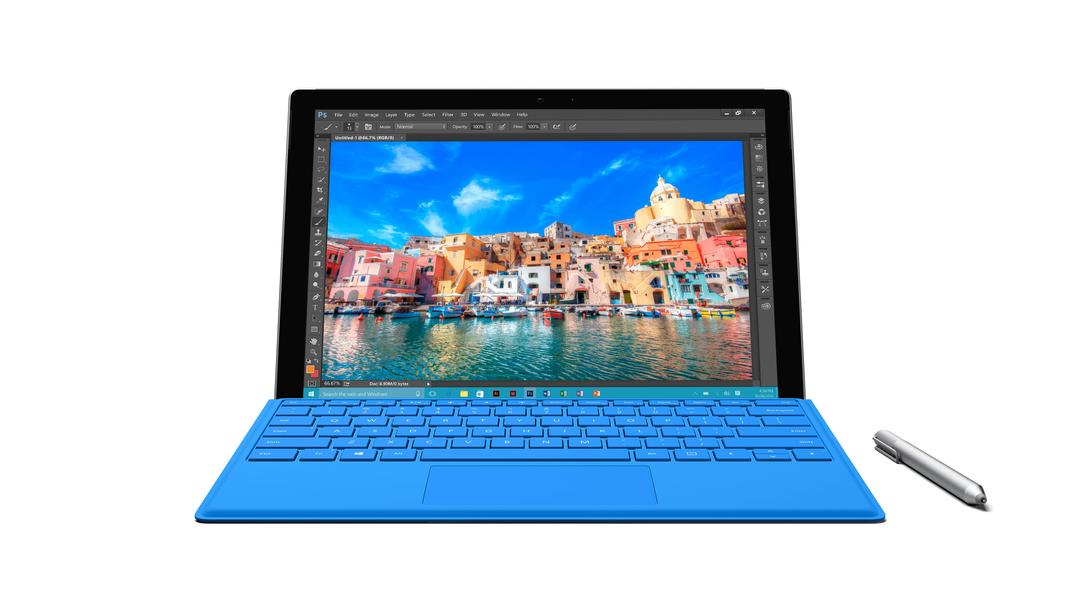 Microsoft Surface Pro 4 Blue png transparent