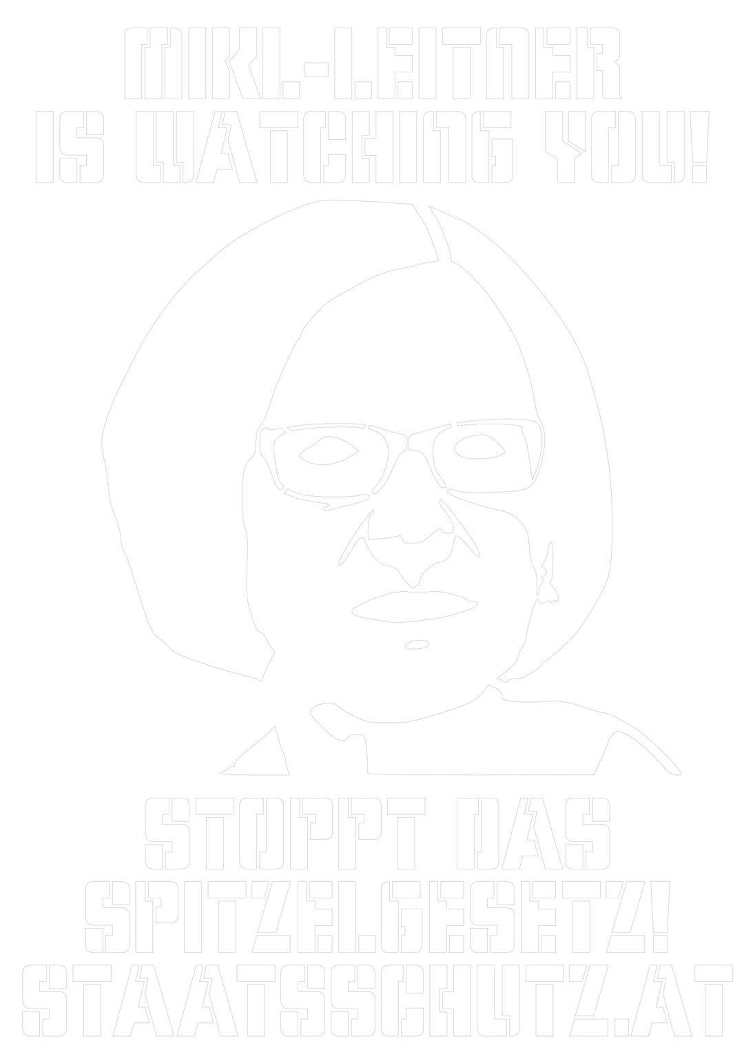 Mikl-Leitner is watching you png transparent