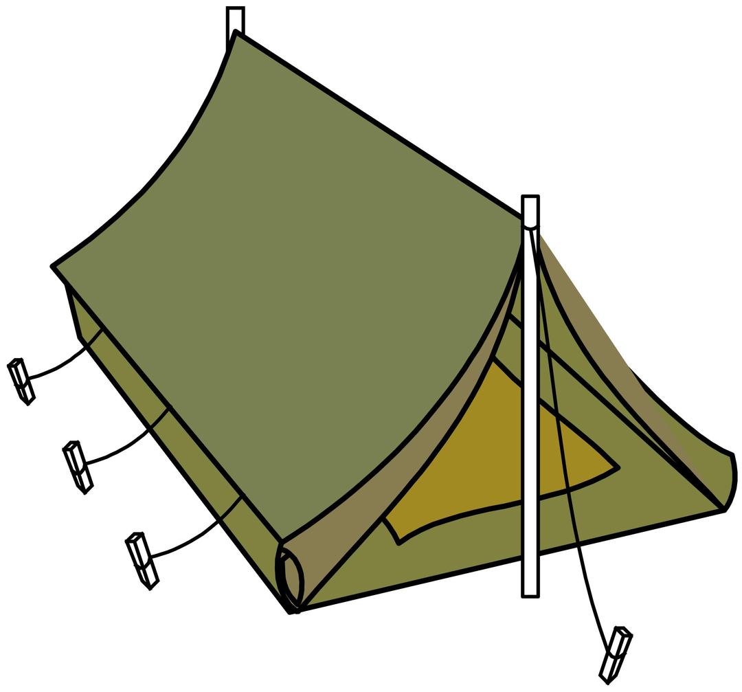 military style tent png transparent