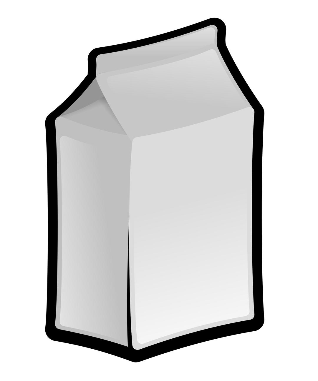 Milk box png transparent