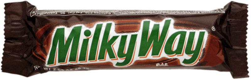 Milky Way Chocolate Bar US Version png transparent