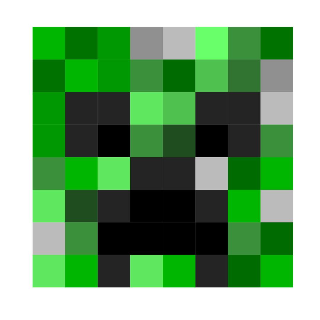 Minecraft Creeper Face png transparent