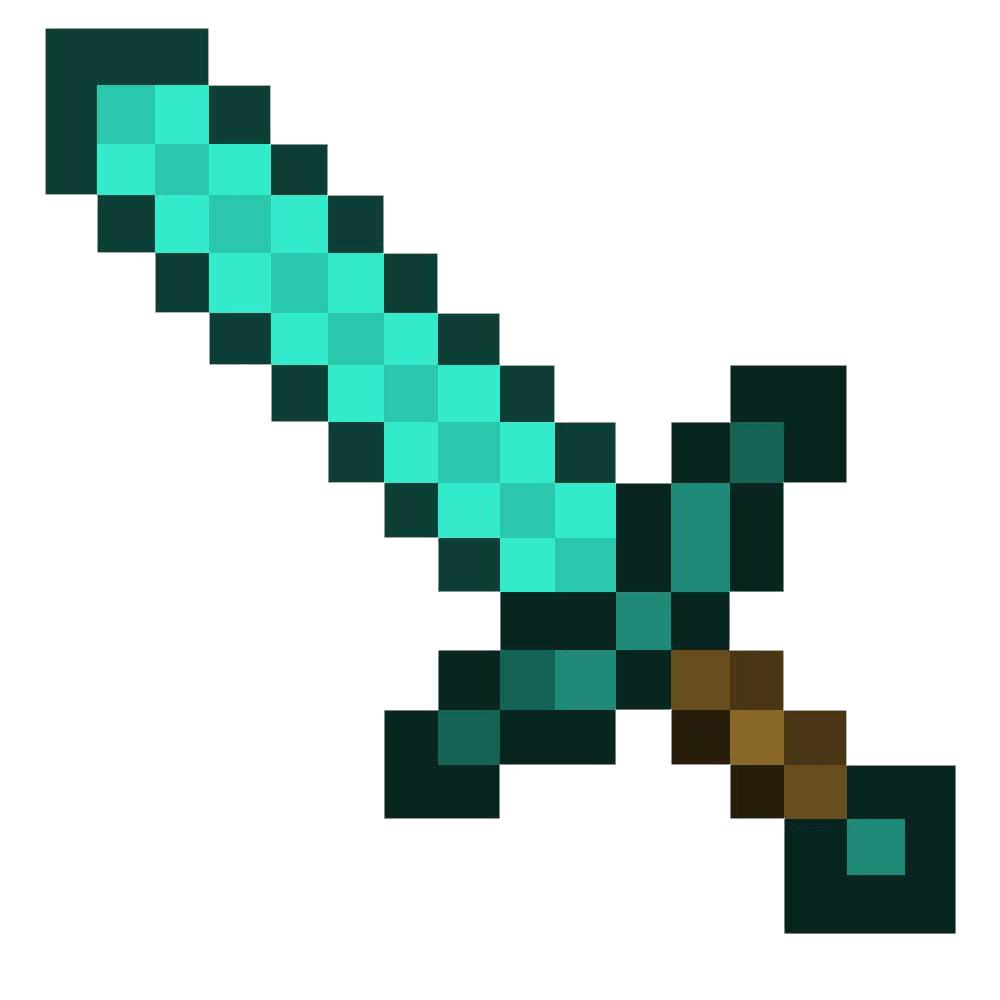 Minecraft Sword png transparent