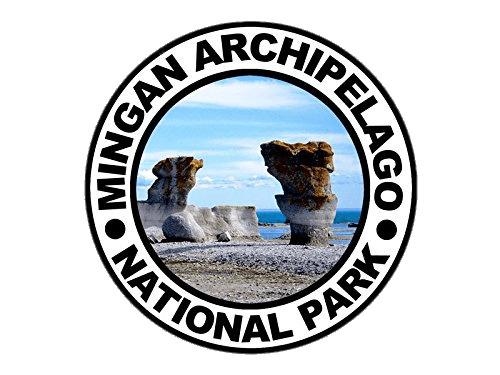 Mingan Archipelago National Park Reserve Round Sticker png transparent