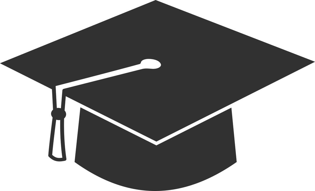Minimliast Graduation Hat png transparent