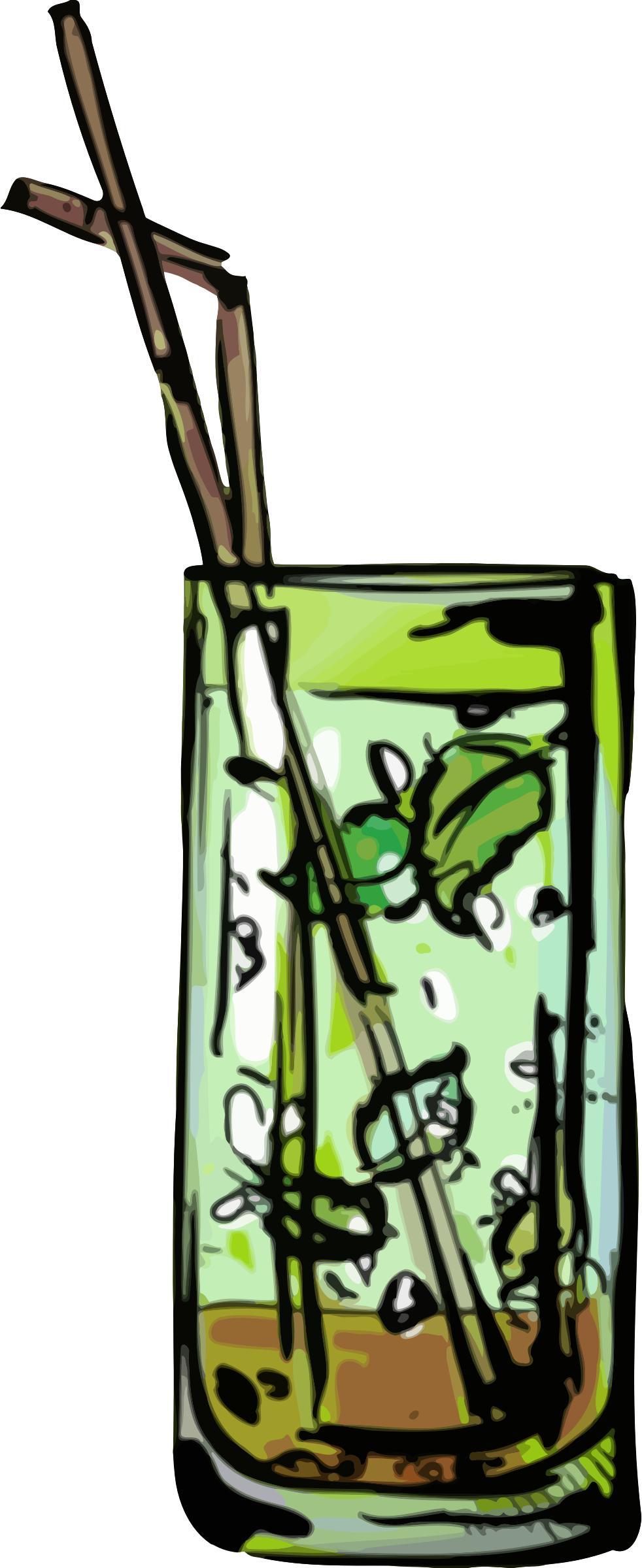 Mint julep cocktail png transparent