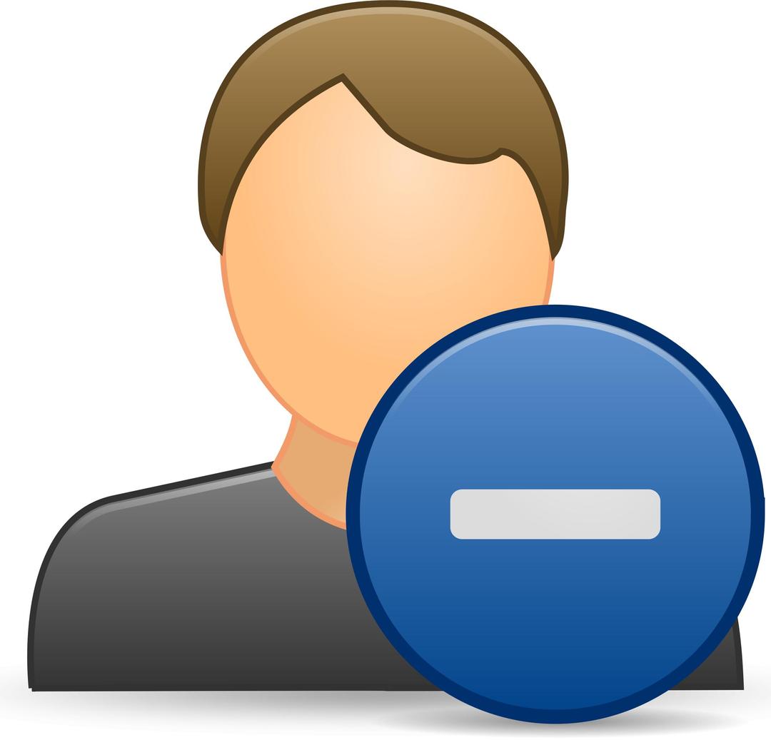 Minus Contact Icon png transparent