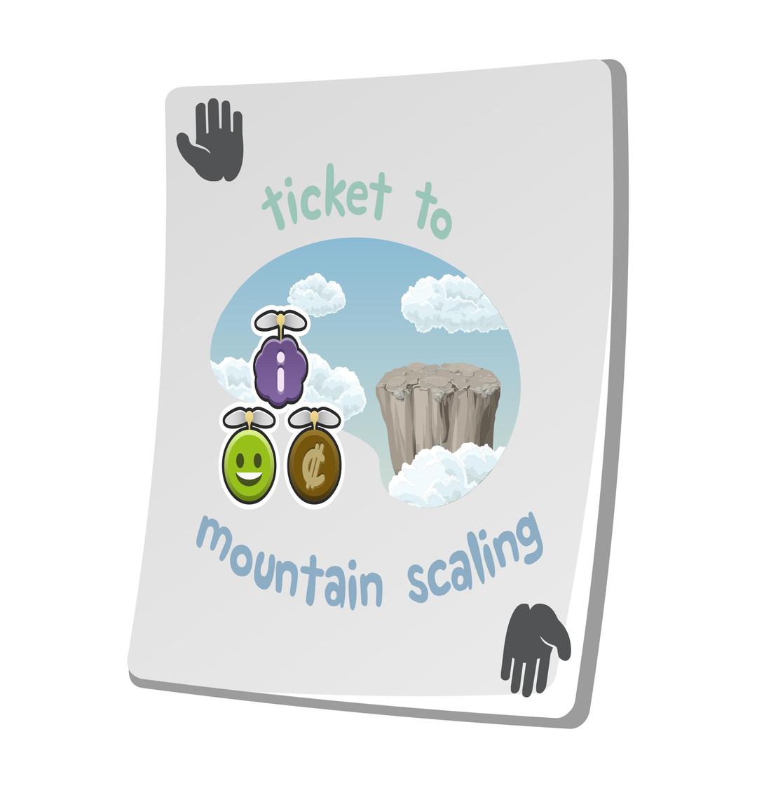Misc Paradise Ticket Mountain Scaling png transparent