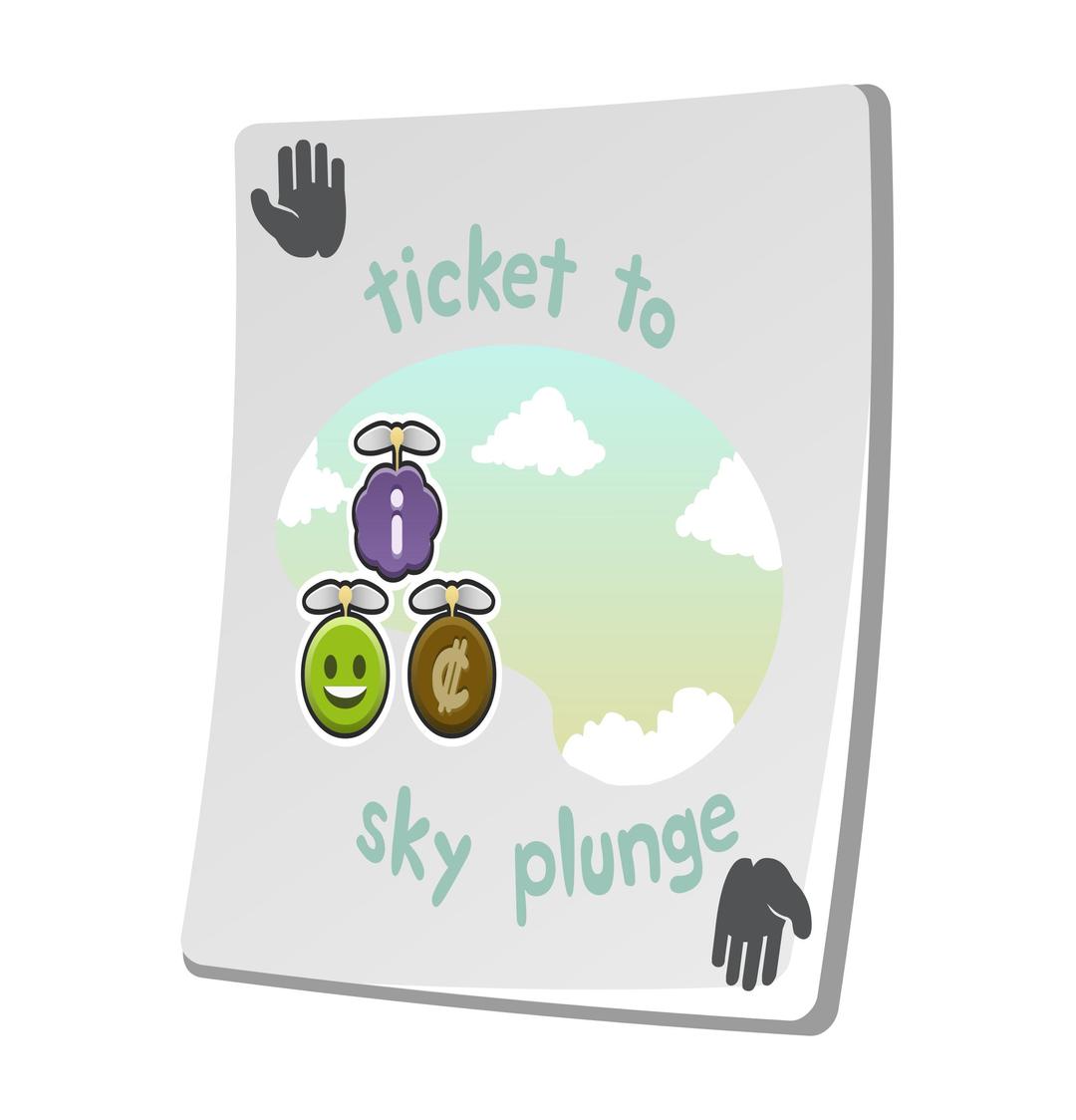 Misc Paradise Ticket Sky Plunge png transparent