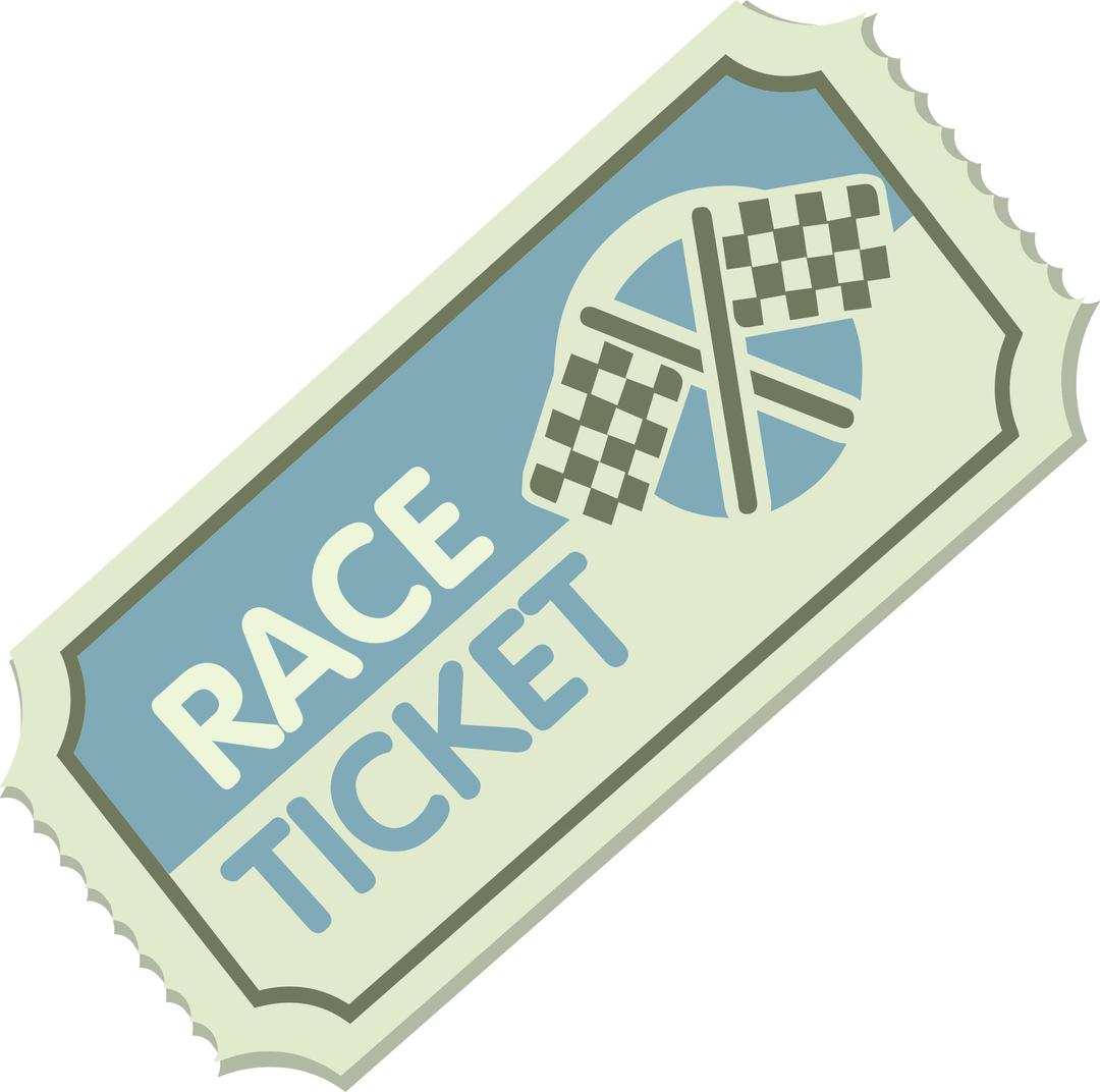 Misc Race Ticket png transparent