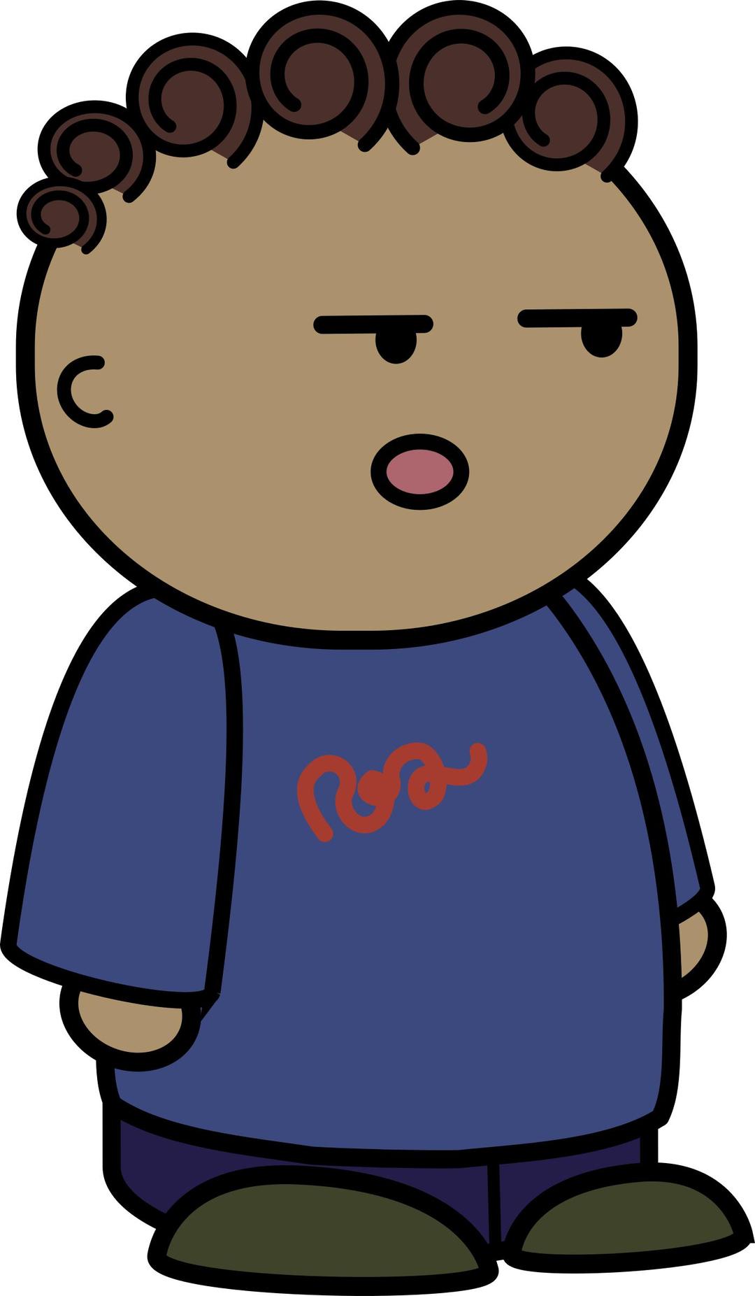 mix and match character joe suspicious side png transparent