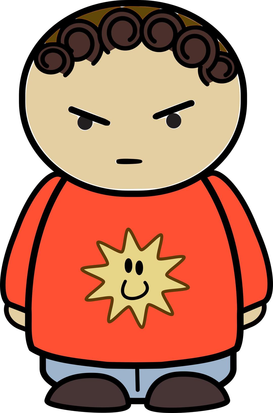 mix and match character jordan angry front png transparent
