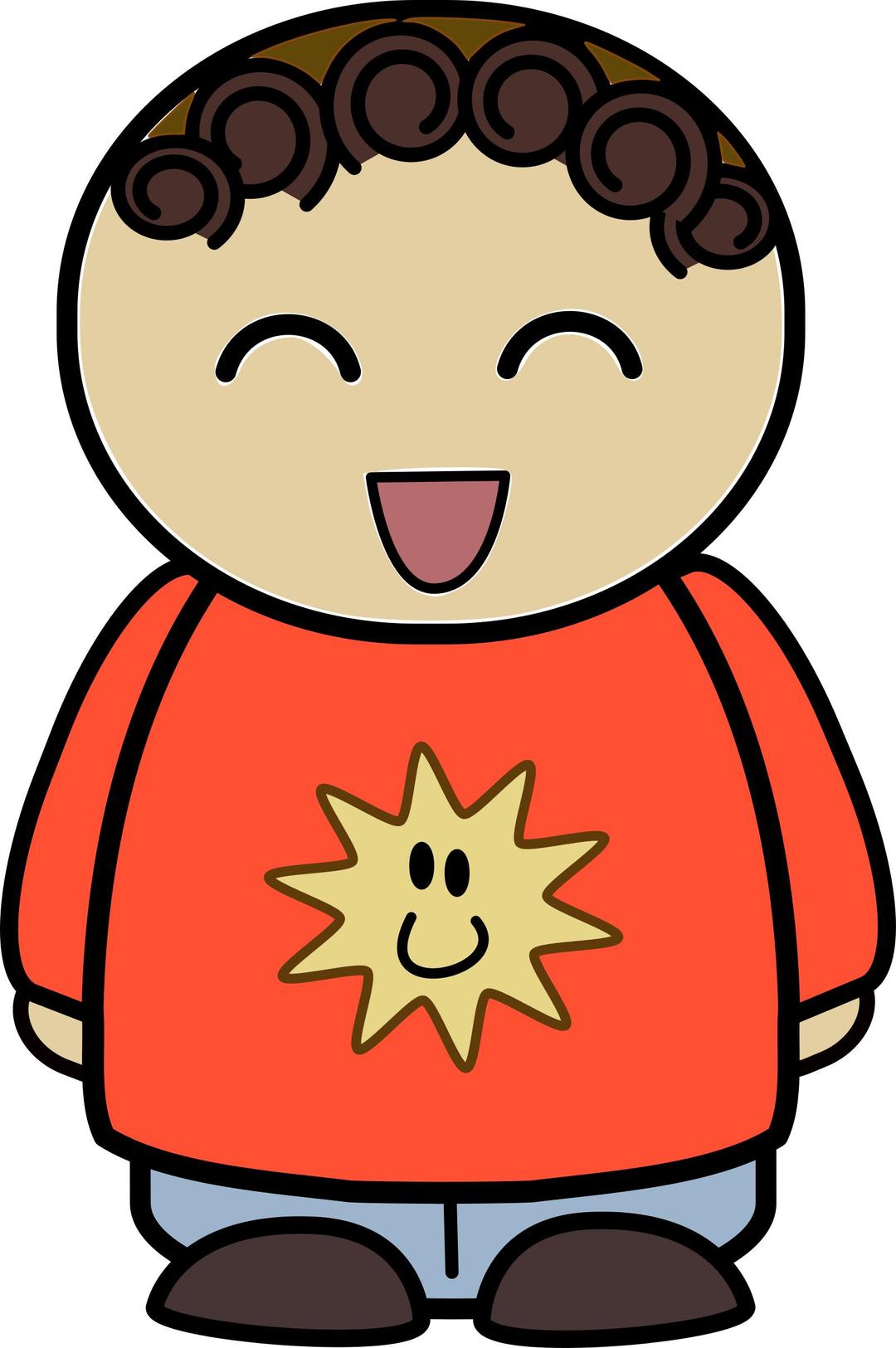 mix and match character jordan laughing front png transparent