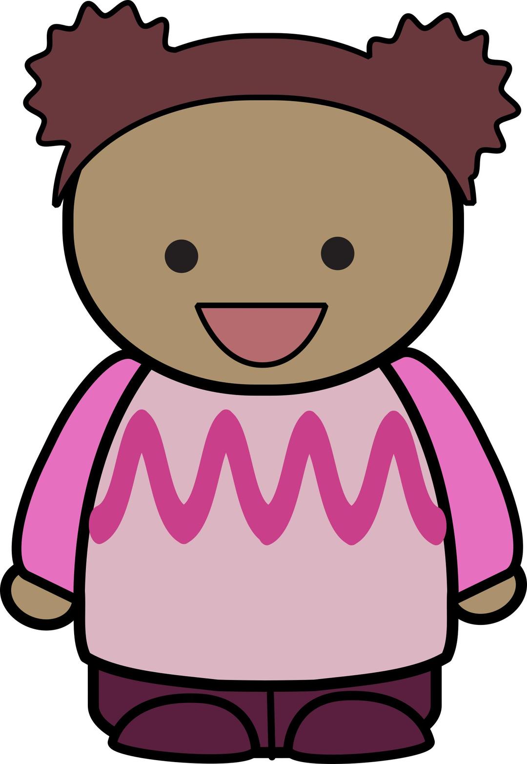mix and match character lily happy front png transparent