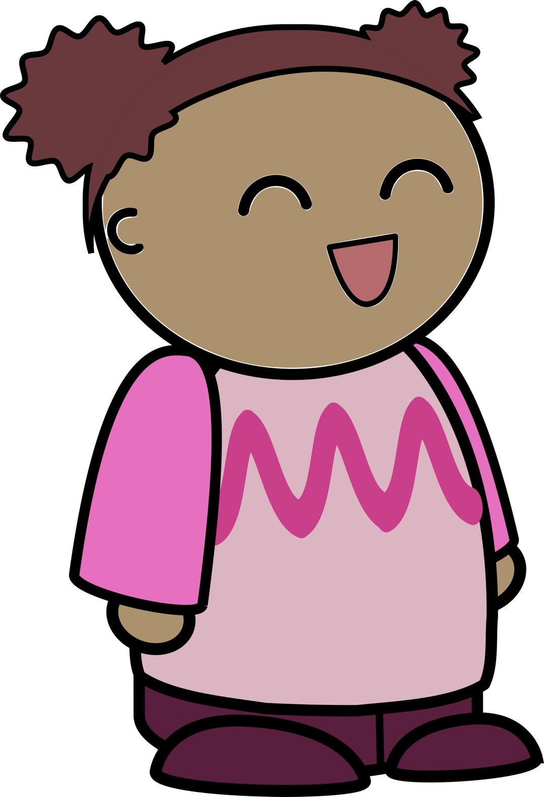 mix and match character lily laughing side png transparent