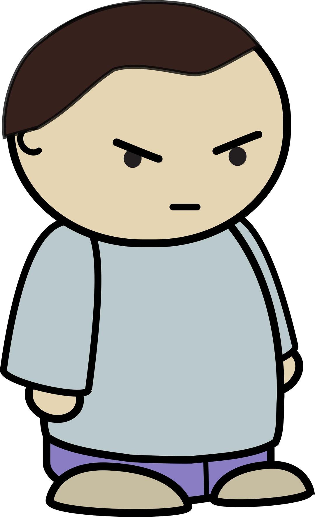 mix and match character ron angry side png transparent