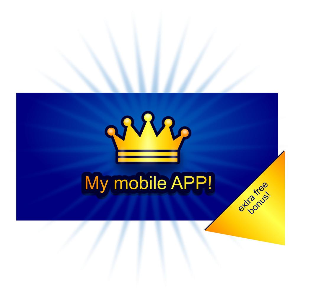 Mobile app feature graphics template - google play png transparent