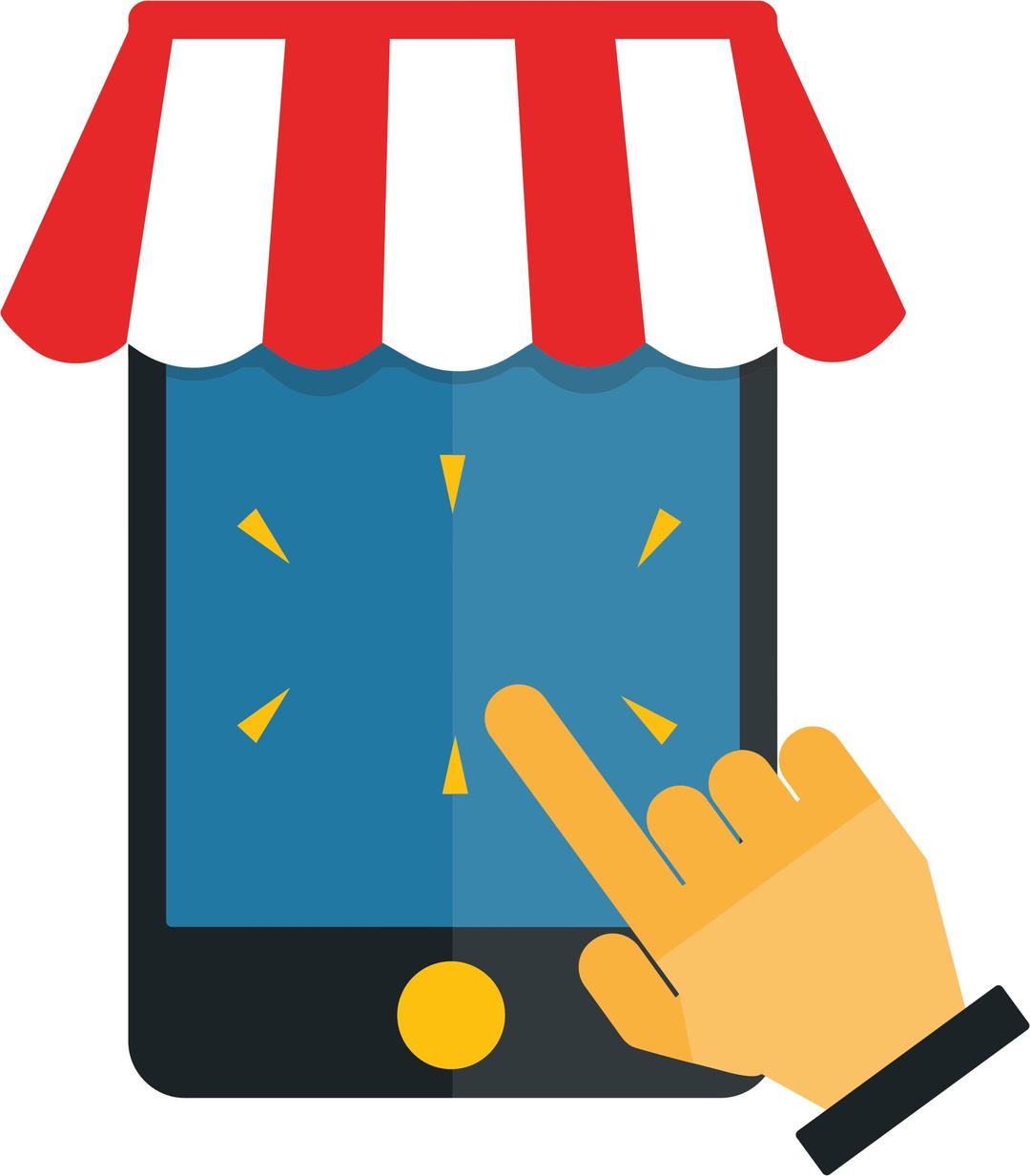 Mobile Shopping No Text png transparent