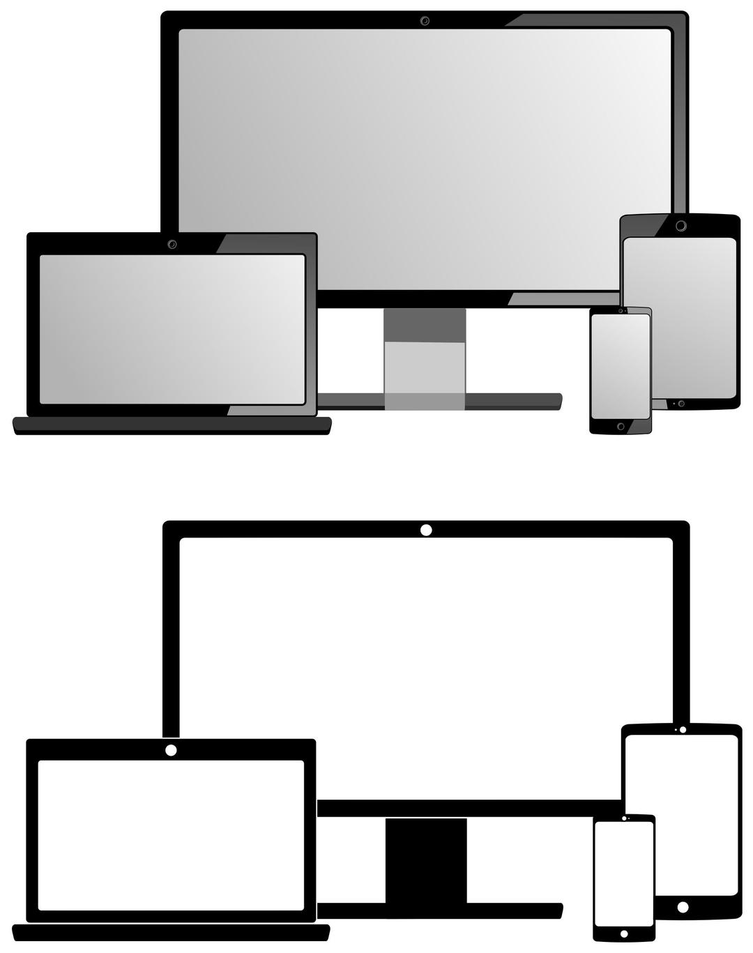 Mockup Devices png transparent