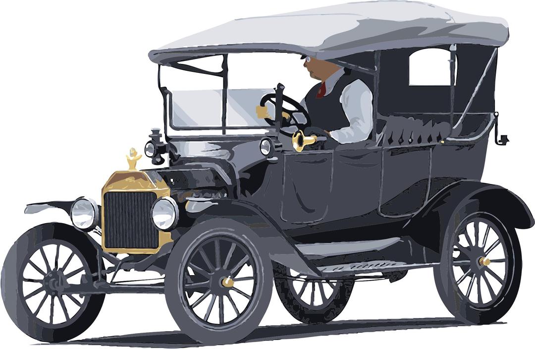 Model T Ford Touring png transparent