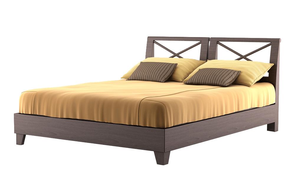 Modern Brown Bed png transparent