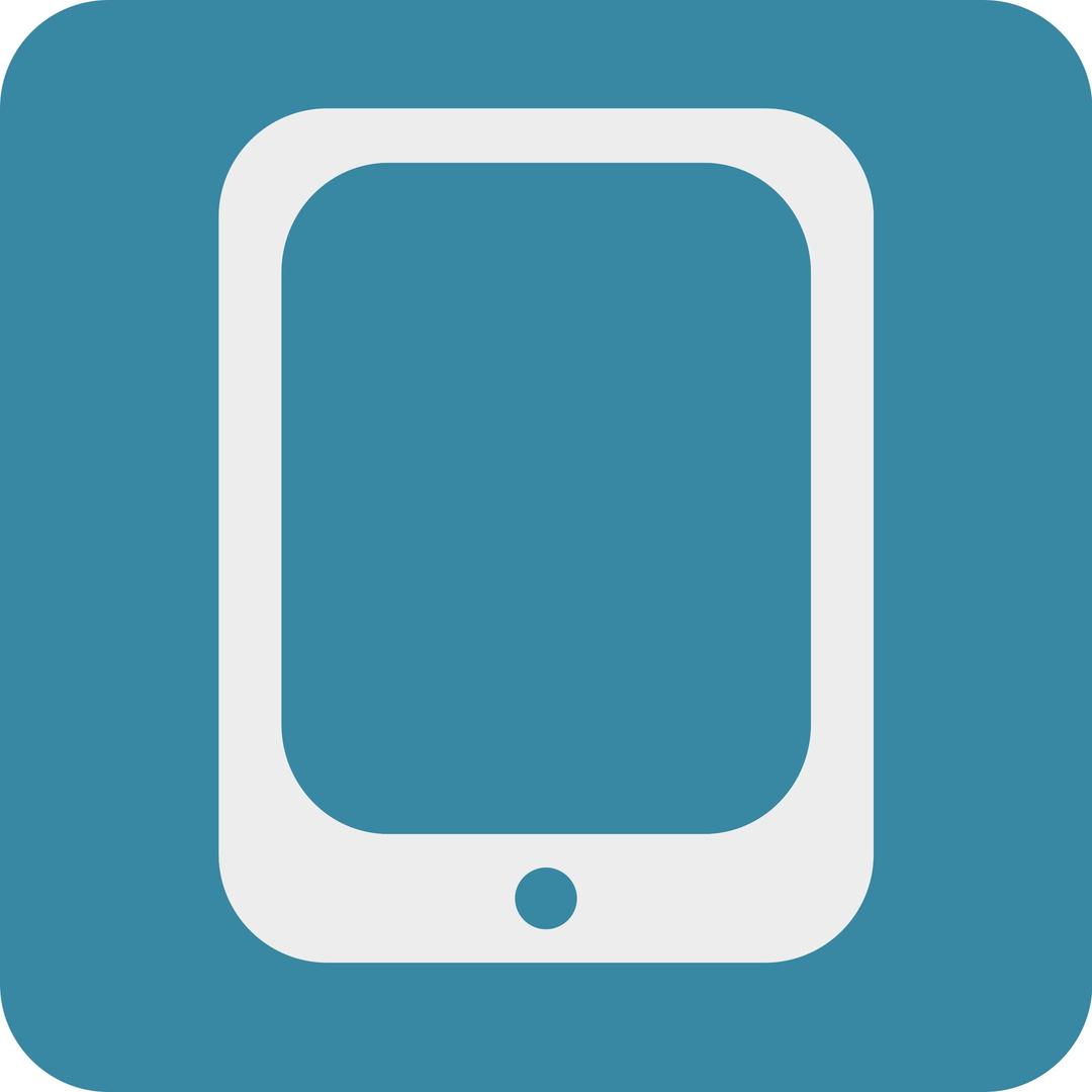 Modern Minimalist Mobile Icon png transparent