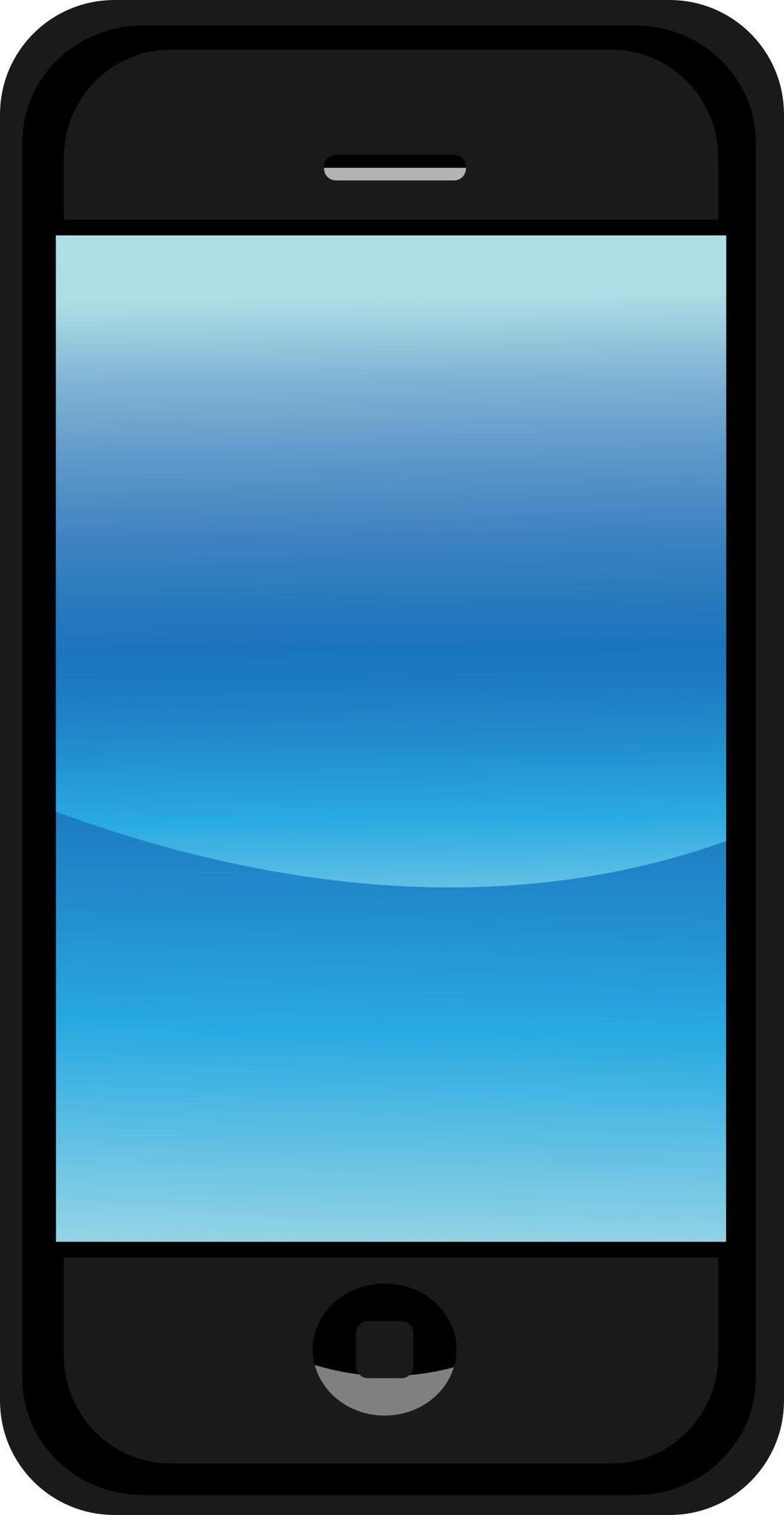 modern touch phone mobile png transparent