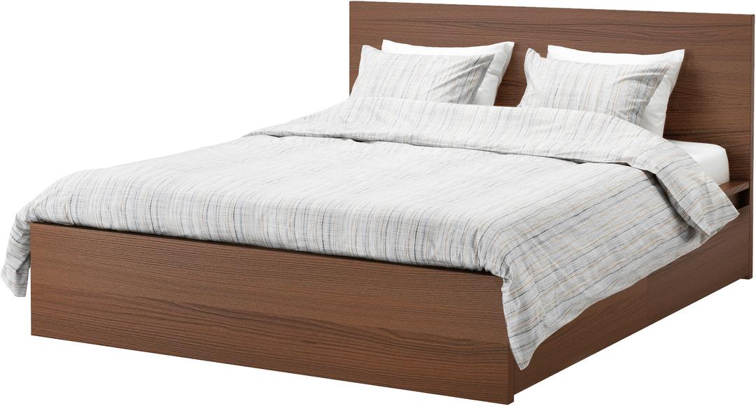 Modern Wooden Bed png transparent