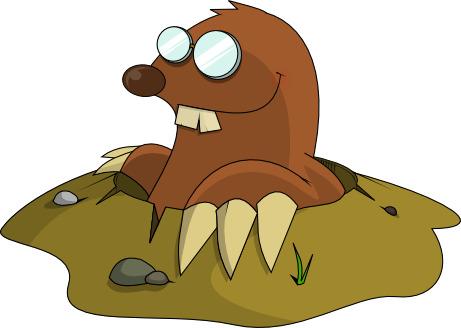 Mole With Glasses Clipart png transparent