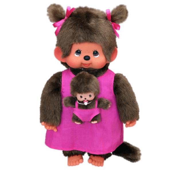 Monchhichi Mother and Baby png transparent