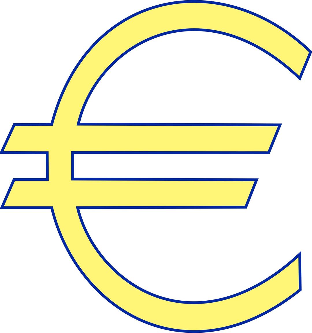monetary euro symbol png transparent