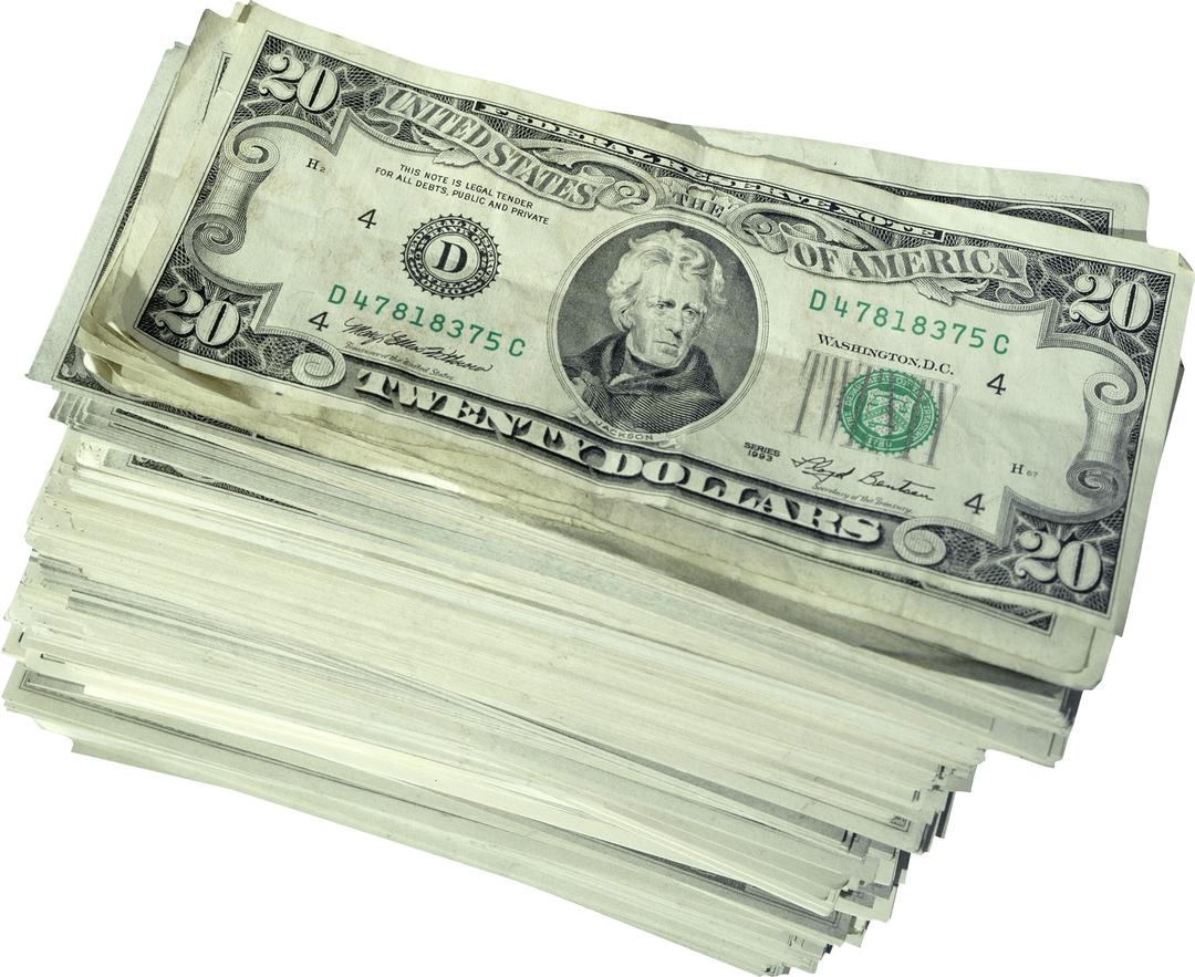 Money Dollars Pile png transparent