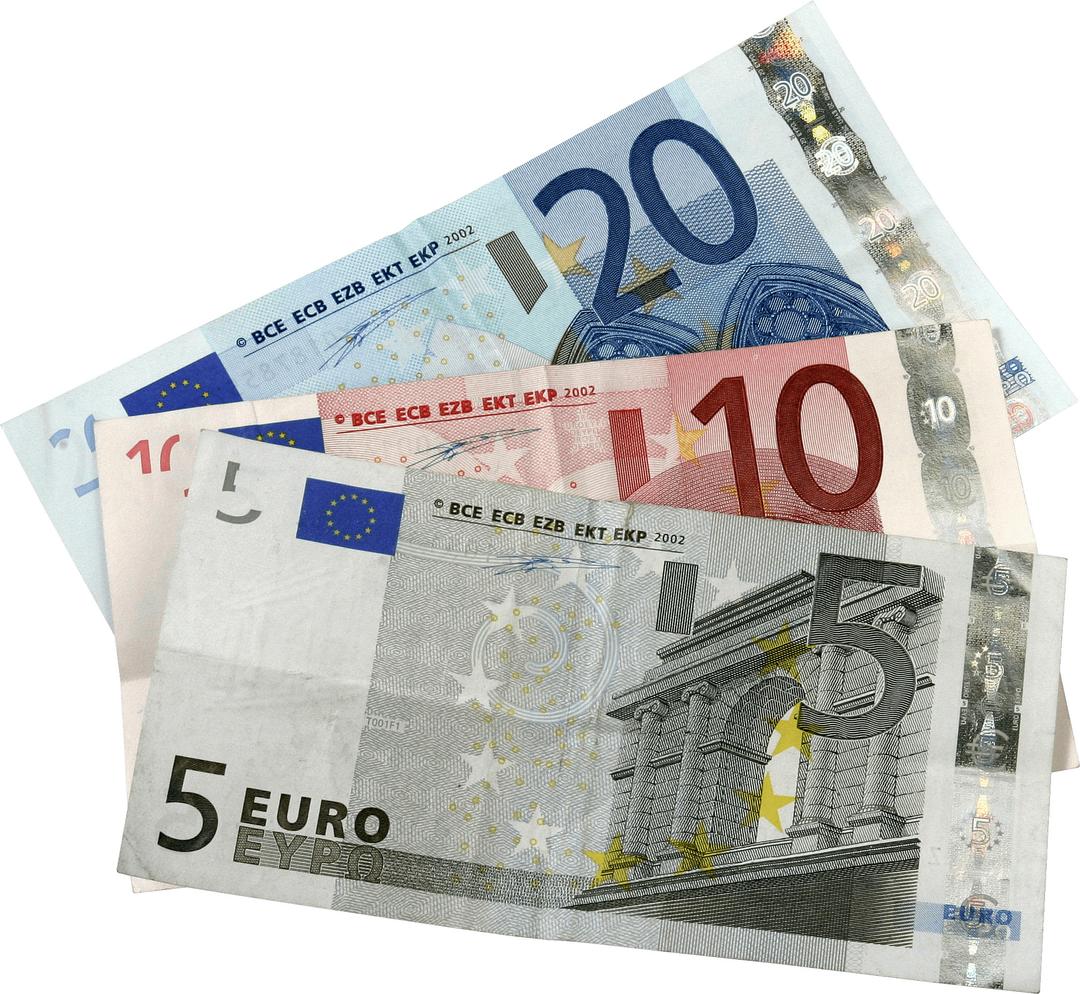 Money Euro png transparent