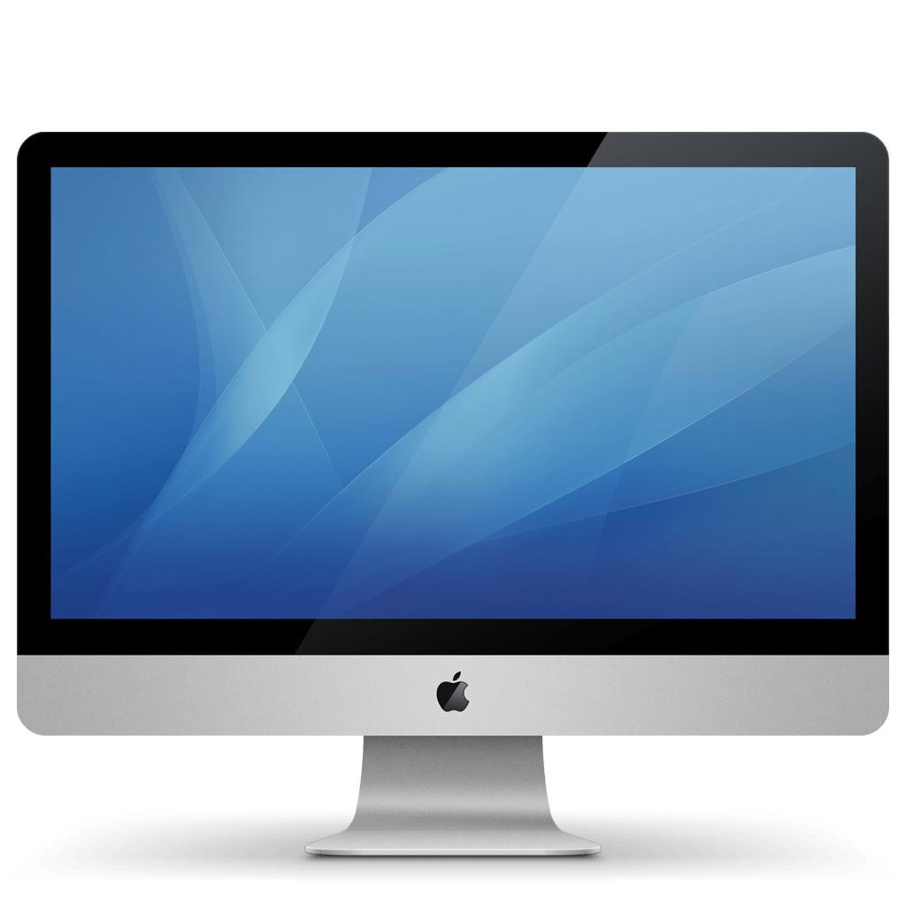 Monitor Apple Blue png transparent