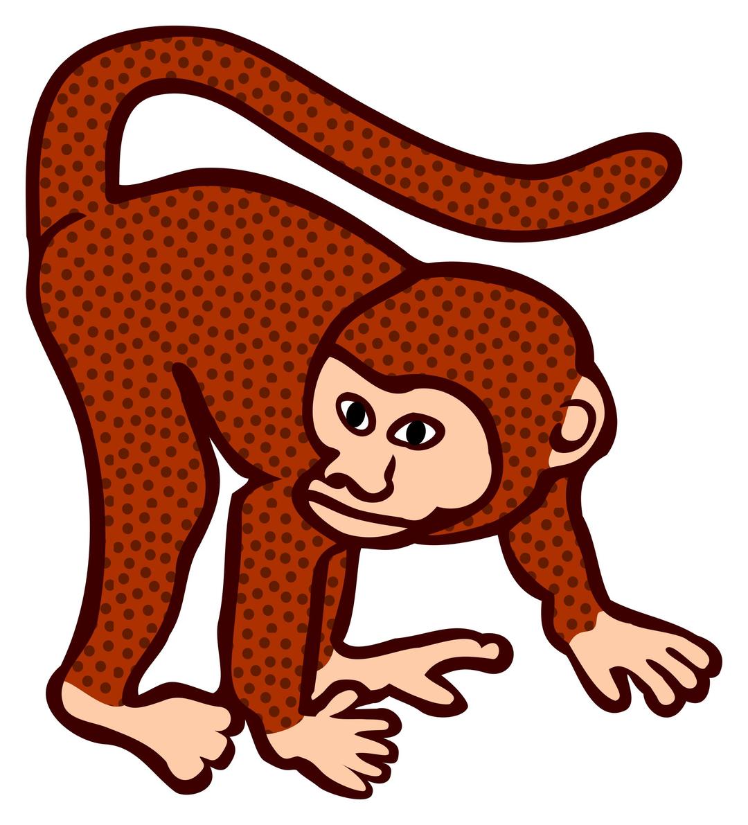 monkey - coloured png transparent