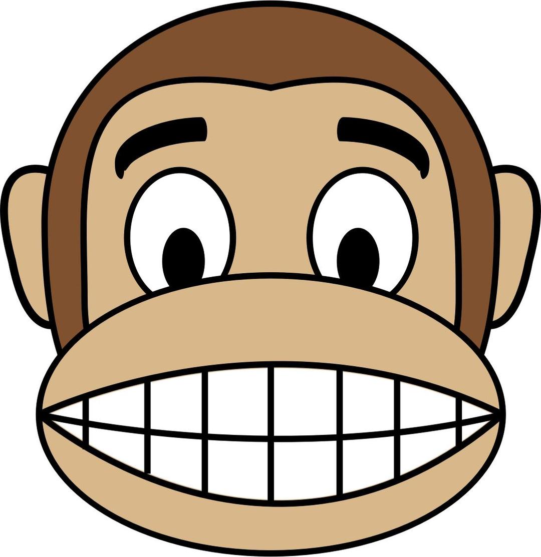 Monkey Emoji - Happy png transparent