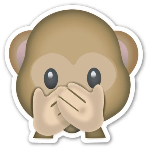 Monkey Hidden Face Emoji png transparent