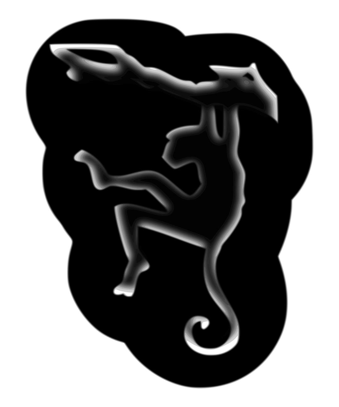 Monkey-silhouette png transparent