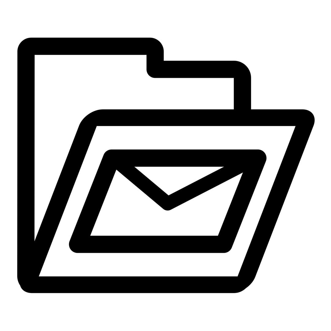 mono folder mail png transparent