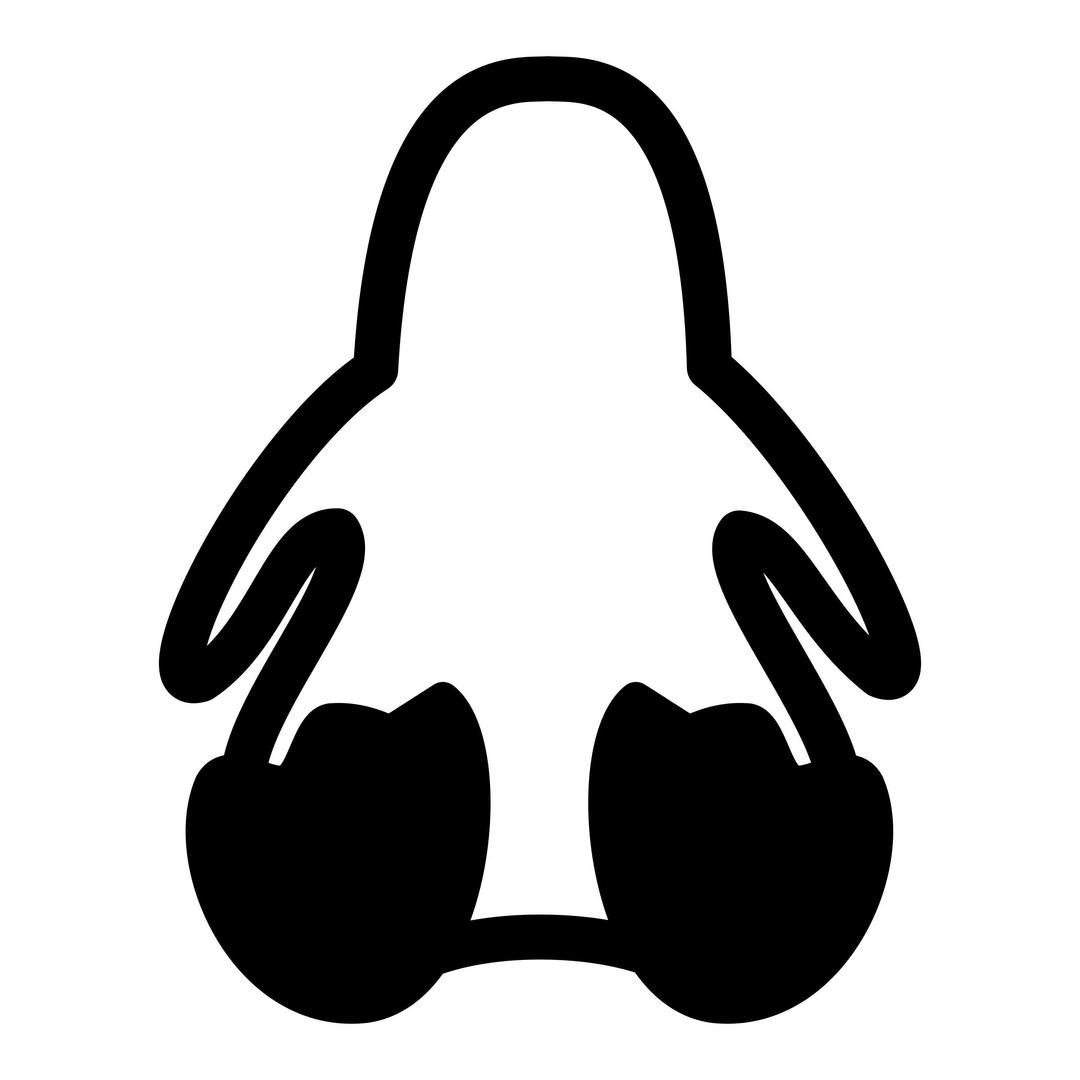 mono penguin png transparent